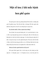 Một số lưu ý khi mắc bệnh hen phế quản doc