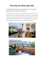 Ban công mùa đông ngập nắng ppt