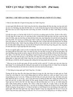 Tiếp cận nhạc Trịnh Công Sơn