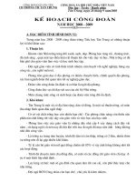 Kế hoạch Công Đoàn ! ( Khoa học )