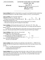 De thi thu vao THPT -1 - Hai Duong