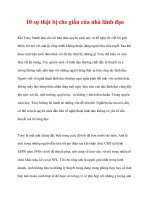 10 sự thật bị che giấu của nhà lãnh đạo pptx