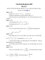 5 ĐỀ TOÁN ÔN THI ĐH. P15