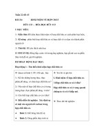 Giáo án hóa học lớp 9 - Tiết 43 docx