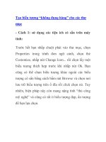 Tạo biểu tượng “không đụng hàng” cho các thư mục docx