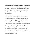 Chuyển đổi định dạng văn bản trực tuyến ppsx