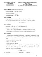 DE+DA TS VAO 10 CAC TINH 2001-2011