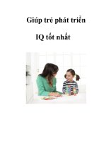 Giúp trẻ phát triển IQ tốt nhất pptx