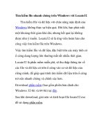 Tìm kiếm file nhanh chóng trên Windows với Locate32 pptx