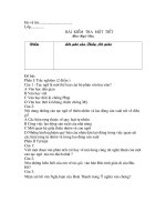 Đề kiểm tra Ngũ Văn 7