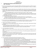 Đề thi kiểm tra số 5 chất lượng môn sinh pot