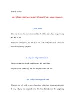 MỘT SỐ THÍ NGHIỆM DỰA TRÊN TÍNH CHẤT CỦA MUỐI COBAN potx