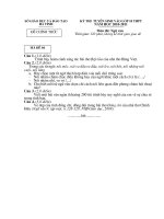 ĐỀ THI TUYỂN SINH NGỮ VĂN 2010-2011 - HÀ TĨNH