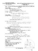 Huong dan giai de thi toan TS 10 NB 2010-2011