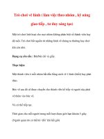 Trò chơi vẽ hình ppt