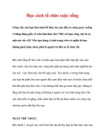 Học cách tổ chức cuộc sống pps