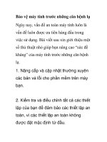 Bảo vệ máy tính trước những căn bệnh lạ pot