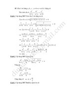 4 cach giai 1 bai toan nho