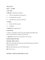 Giáo án hóa học lớp 9 - Tiết 33 ppt