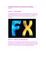 Hướng Dẫn Photoshop: Hiệu Ứng Chữ 3D Chói Sáng (phần 2) pptx