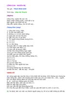 BAI HAT : CÔNG CHA NGHIA ME