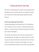 Chuyên gia tâm lý cuộc sống docx