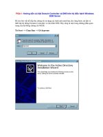 Hướng dẫn cài đặt Domain Controller và DNS trên hệ điều hành Windows 2000 part1 pps