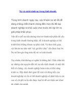 Nợ và cách tránh nợ trong kinh doanh. pot