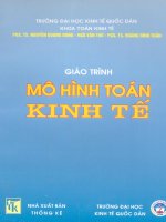 Mô Hình Hóa - Toán Kinh Tế phần 1 pps