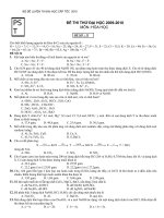 45 ĐỀ LUYỆN THI ĐẠI HỌC CẤP TỐC - (11)