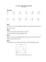 Bài toán ôn hè cho con lớp 1 - 2010