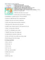 Tính từ, động từ và giới từ phổ biến