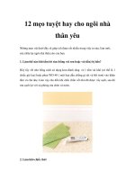 12 mẹo tuyệt hay cho ngôi nhà thân yêu pdf