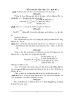 Đề cương vật lí 9 thi vào 10 hay