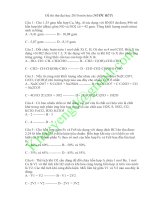 ĐỀ THI THỬ ĐH MÔN HÓA KA 2010