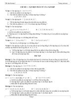 CHU DE 1 : TAP HOP PHAN TU