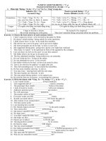 DANH DONG TU VA HIEN TAI PHAN TU HOAN THANH