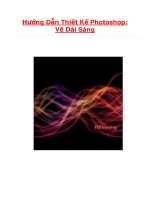 Hướng Dẫn Thiết Kế Photoshop: Vẽ Dải Sáng ppsx