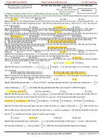 Đề thi - ĐA Đại Học Cao Đăng lần 6