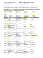 Đề và Đáp án số 3-4_Thi ĐH-T-Anh