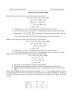 Một số bài tập toán tổng hợp của trường đại học công nghiệp thành phố pps