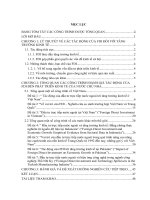 Tiểu luận đầu tư quốc tế TÁC ĐỘNG CỦA FDI ĐỐI VỚI TĂNG TRƯỞNG KINH TẾ VIỆT NAM