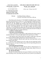 Kế hoạch tập huấn chuyên môn