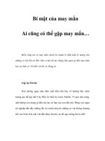 Bí mật của may mắn - Phần 4 ppt