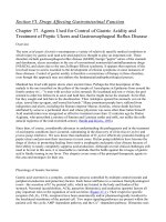 Section VI - Drugs Affecting Gastrointestinal Function docx