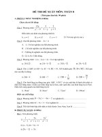 Toán 8 - Đề 17