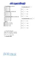 cac cong thuc luong giac