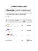 Đại hội Thể thao Đông Nam Á potx