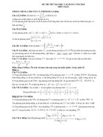 De moi nhat hay thu suc minh truoc ki thi