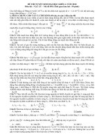 de thi + dap an vat ly 2010